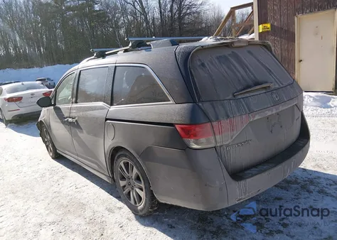 2014 Honda Odyssey Touring/Touring Elite из США, поврежденный, VIN 5FNRL5H90EB061761